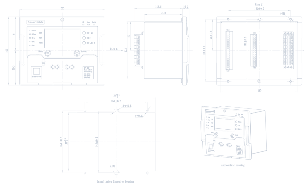 Outline dimension